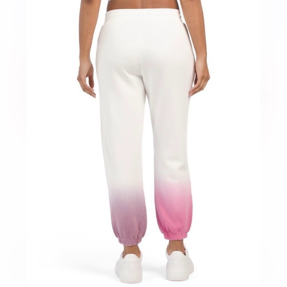 Peloton White to Pink Ombre Jogger Sweatpants - Picture 3 of 6